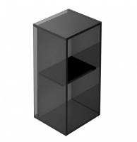 Pier 2 box glass shelf - black